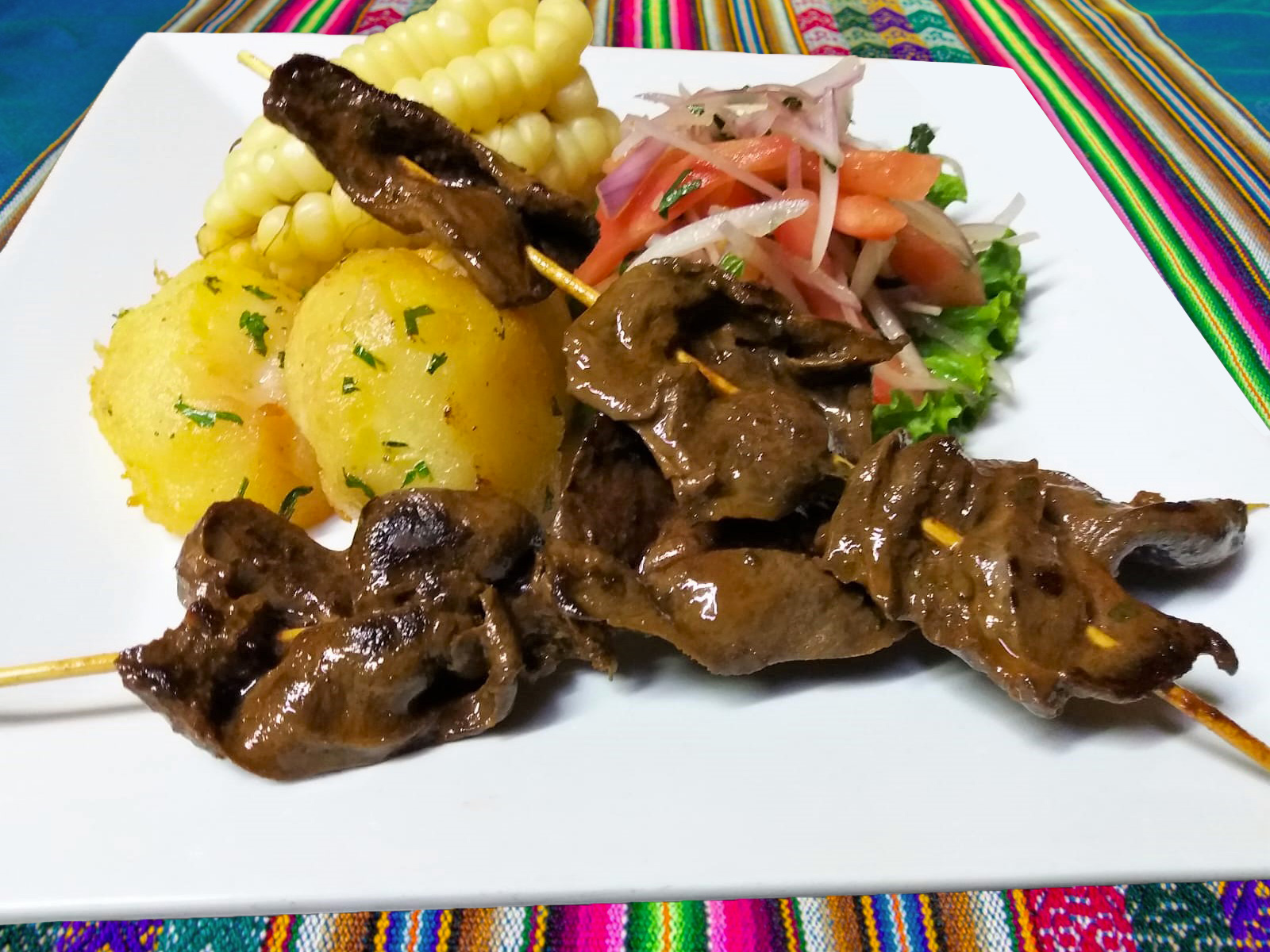 Anticucho de corazón